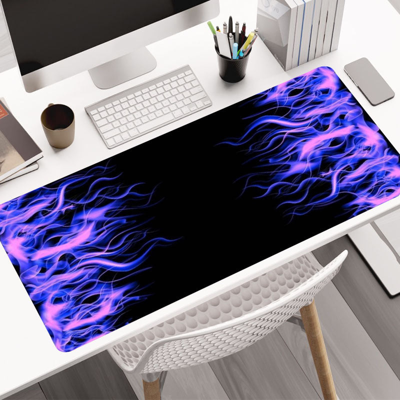 Purple Flame Mouse Pad Gamer XL Home Large Mousepad XXL Playmat
