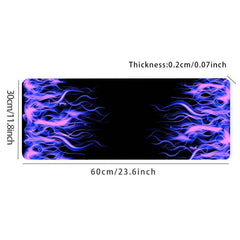 Purple Flame Mouse Pad Gamer XL Home Large Mousepad XXL Playmat