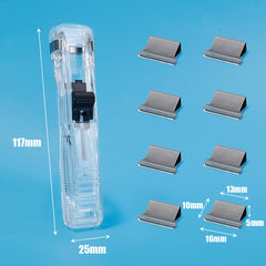 Portable Push Clamp Stapler Securely Fix Paper