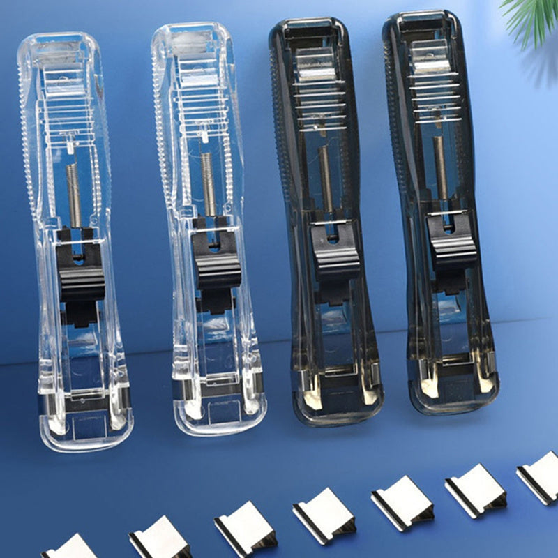Portable Push Clamp Stapler Securely Fix Paper