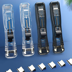 Portable Push Clamp Stapler Securely Fix Paper
