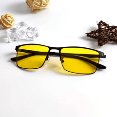 Men's Night Vision Goggles Sunglasses Clear Glasses For Driver Car Sunglasses
