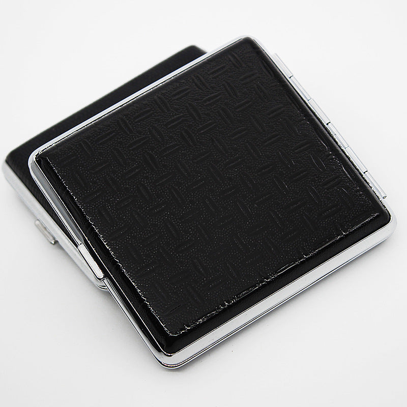 Pu Leather Cigarette Box - 20 Cigarette Capacity