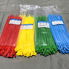 100pcs Clear Zip Ties Nylon Cable Ties 19 Heavy Duty Cord Strap