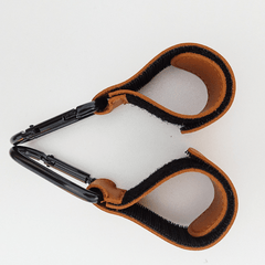 Stroller PU Leather Rotating Hook Shopping Cart Organizer Accessories