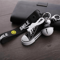 Small Shoes Keychain Ring Car Keychain Wristlet Strap Hand Wrist Key Ring