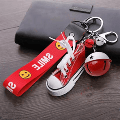 Small Shoes Keychain Ring Car Keychain Wristlet Strap Hand Wrist Key Ring