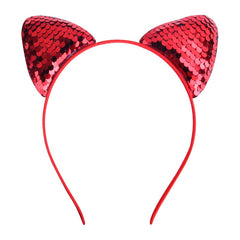 Sequin Cat Ears Hair Hoop Hair Accessories For Girls