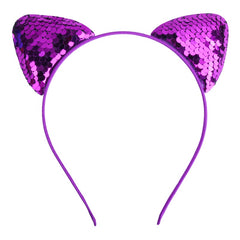 Sequin Cat Ears Hair Hoop Hair Accessories For Girls