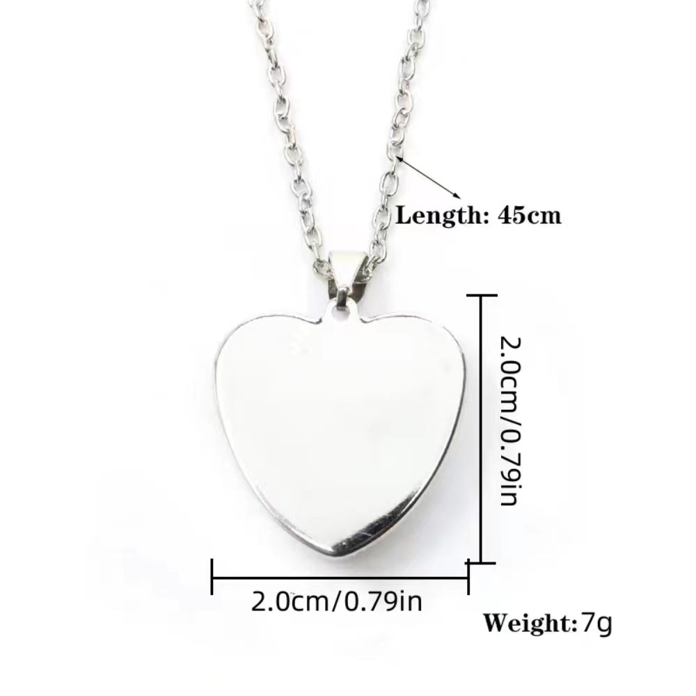 Little Rabbit Heart Pendant Necklace for Girls