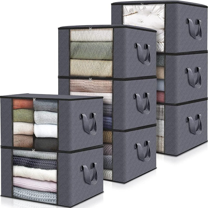 Large Capacity Clothes Organizer Zipper Dustproof Container For Wardrobe