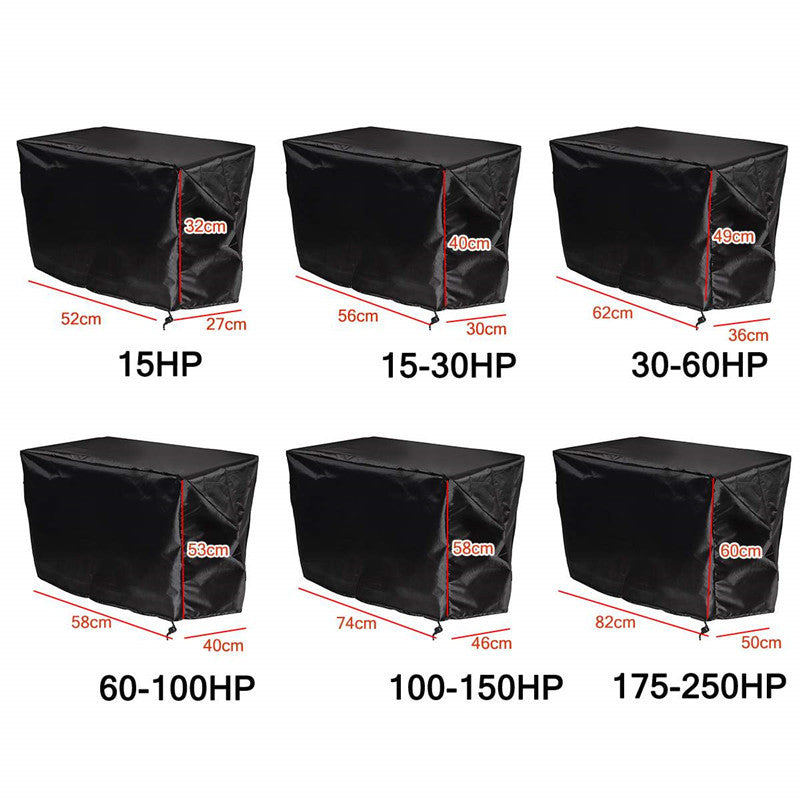 15 250HP Waterproof Motor Engine Cover Anti UV Dustproof Yacht Marine Protector