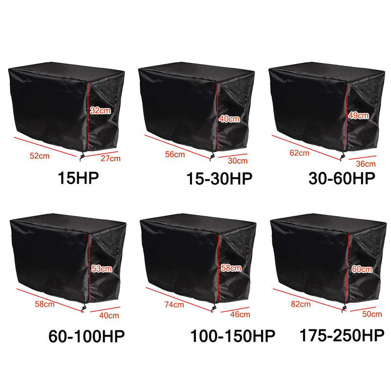 15 250HP Waterproof Motor Engine Cover Anti UV Dustproof Yacht Marine Protector