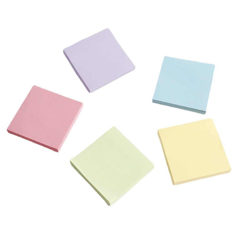 5 Packs of 5 Colors Sticky Notes 3x7.62 cm Self-Adhesive Colored Sticky Notes