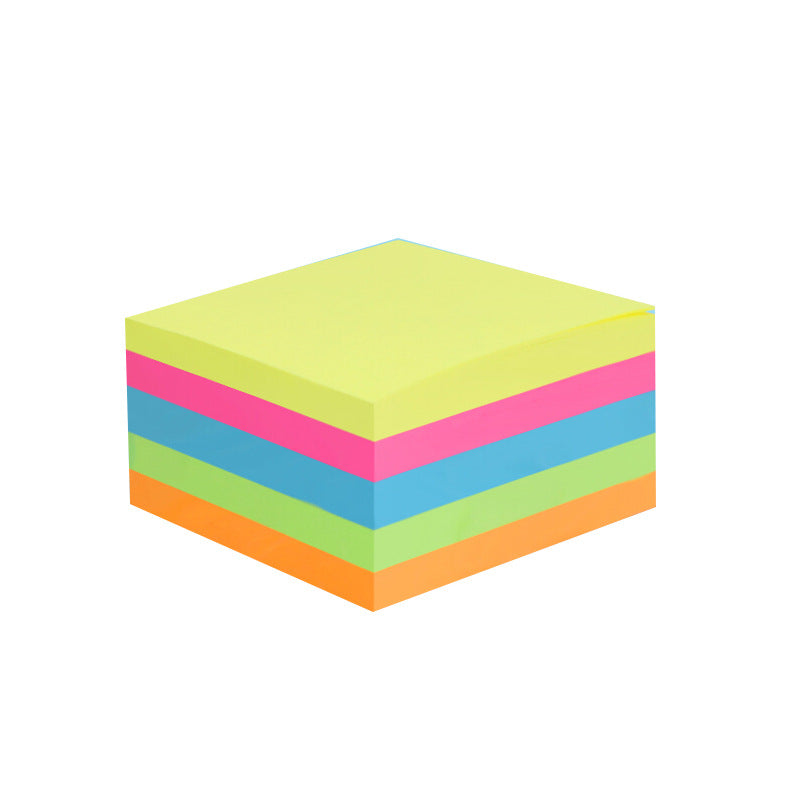 5 Packs of 5 Colors Sticky Notes 3x7.62 cm Self-Adhesive Colored Sticky Notes