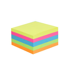 5 Packs of 5 Colors Sticky Notes 3x7.62 cm Self-Adhesive Colored Sticky Notes