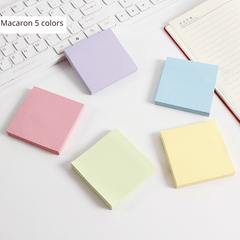 5 Packs of 5 Colors Sticky Notes 3x7.62 cm Self-Adhesive Colored Sticky Notes