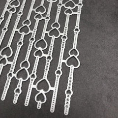 Love Tassel Background Decoration Metal Cutting Die
