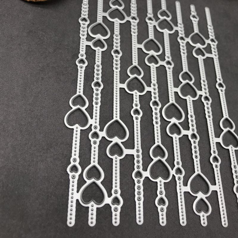 Love Tassel Background Decoration Metal Cutting Die
