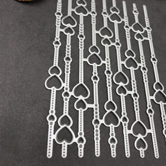 Love Tassel Background Decoration Metal Cutting Die