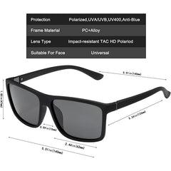 AWGSEE Polarized Sports Sunglasses For Men UV400 Protection