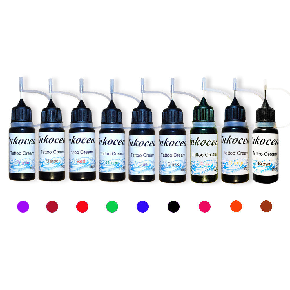10ml Tattoo Ink Juice Tattoo Cream Waterproof For Men And Women