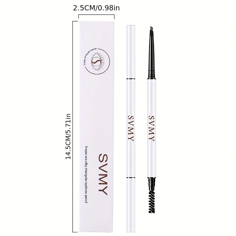 Waterproof Eyebrow Pencil with Spoolie Brush, 4 Colors