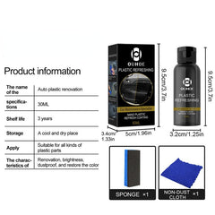 30ml 50ml Plastics Revitalizing Coating Agent Automotive Interior Cleaning