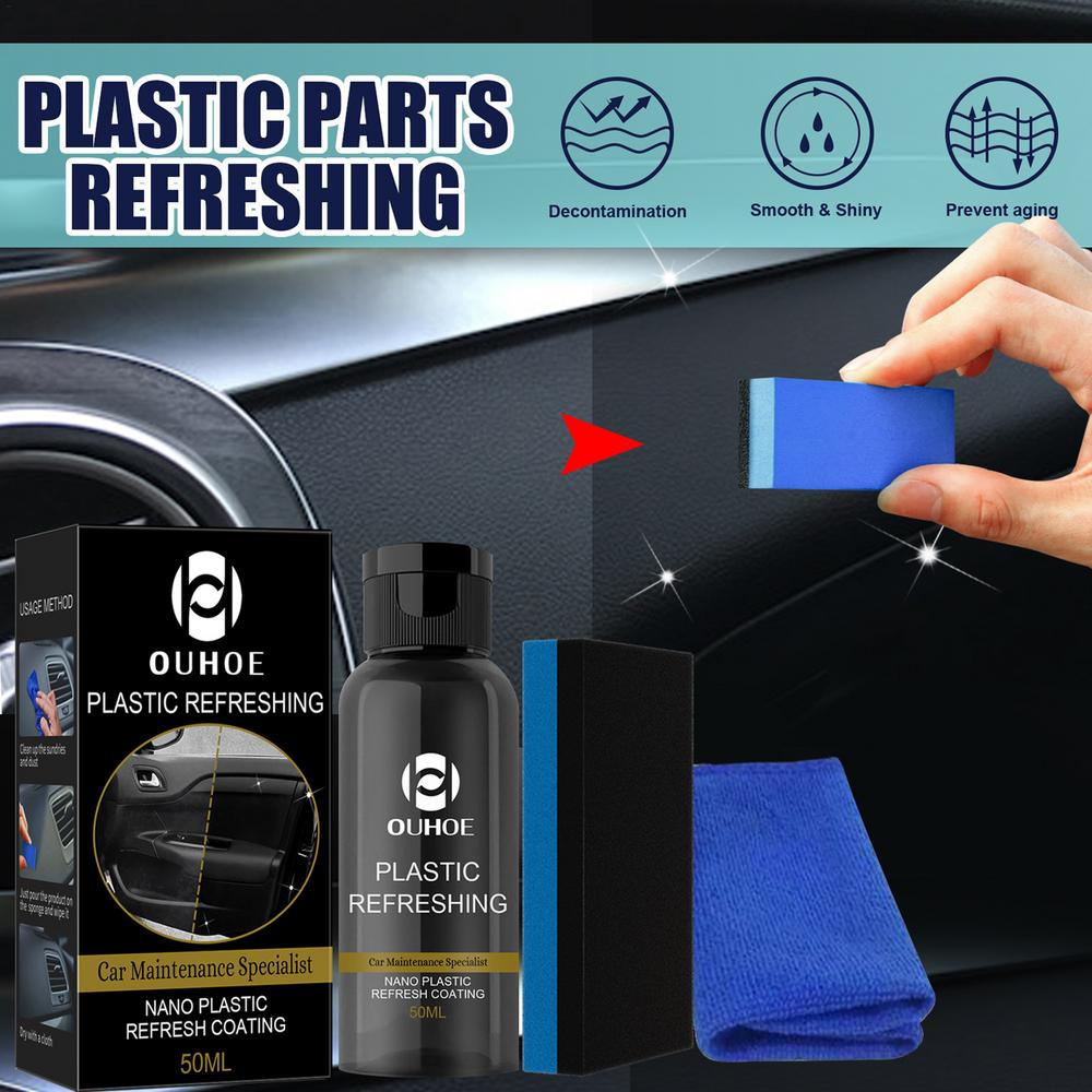 30ml 50ml Plastics Revitalizing Coating Agent Automotive Interior Cleaning