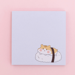 Cartoon Bear Hamster Sticky Notes for Students