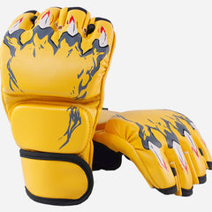 Half Finger Boxing Gloves Adult Thickened Gloves Combat Fighting MMA Training