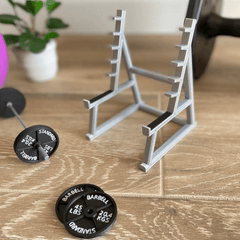 Barbell Pen Holder Squat Rack Pen Holder Fitness Desktop Ornament