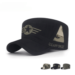 Camo Military Tactical Flat Cap Lightweight Sun Hat