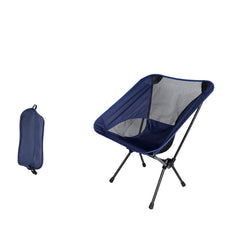 Portable Moon Chair Lightweight Armchair Camping Fishing Beach Picnic Art Painti