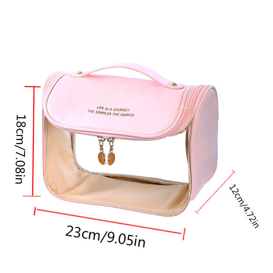 Large Capacity Waterproof Hanging Toiletry Bag for Women