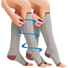 Breathable Open Toe Compression Socks for Running Medical Athletics