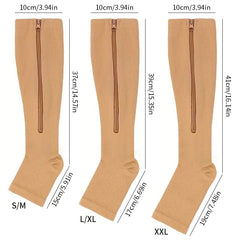 Breathable Open Toe Compression Socks for Running Medical Athletics