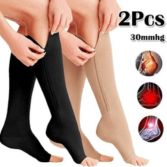Breathable Open Toe Compression Socks for Running Medical Athletics