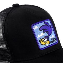 Duck Pattern Baseball Cap with Embroidered ROAD RUNNER Letter