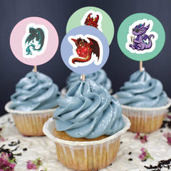 500pcs Dragon Stickers Pack - Animals Cartoon Decals - Waterproof Vinyl Sticker