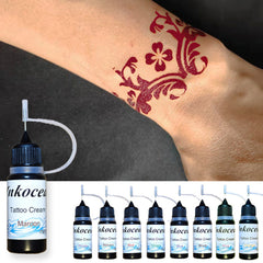 10ml Waterproof Tattoo Ink Juice Cream for Body Art Paint