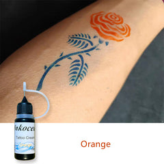 10ml Waterproof Tattoo Ink Juice Cream for Body Art Paint