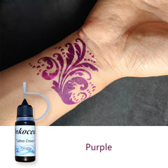 10ml Tattoo Ink Juice Tattoo Cream Waterproof Body Art Paint Tattoo Makeup
