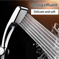 High Pressure Shower Head 300 Holes Water Saving Rainfall Shower with 1.5m Hose