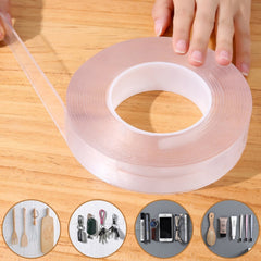 2pcs Transparent Nano Tape Washable Double Sided Adhesive Sticker
