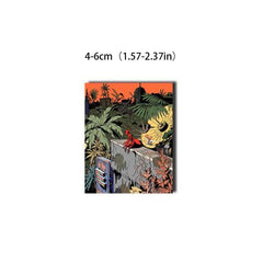 50pcs Comics Album Stickers Diy Washi Scrapbooking Student Stationery