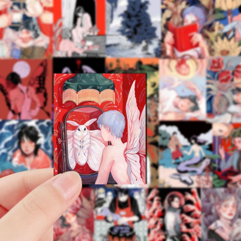 50pcs Comics Album Stickers Diy Washi Scrapbooking Student Stationery