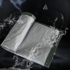 Heavy Duty Army Green Tarpaulin 180gsm Waterproof UV Resistant Dust Proof