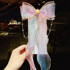 Mesh Bow Headdress Hair Clip for Girls Hair Accessories