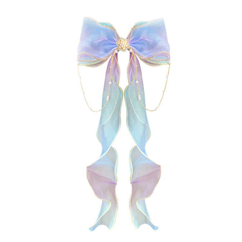 Mesh Bow Headdress Hair Clip for Girls Hair Accessories